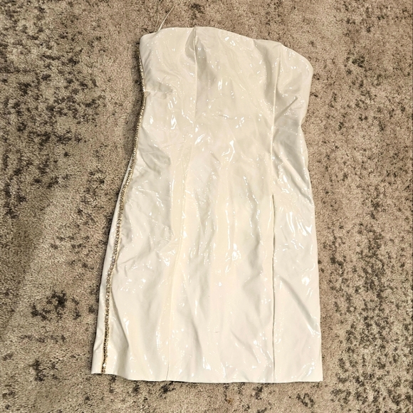 MESHKI Liza PU dress NWT - Picture 9 of 16